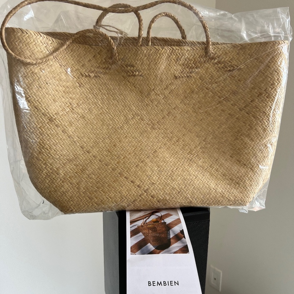 BEMBIEN Lola Natural Tote Bag - Picture 1 of 6